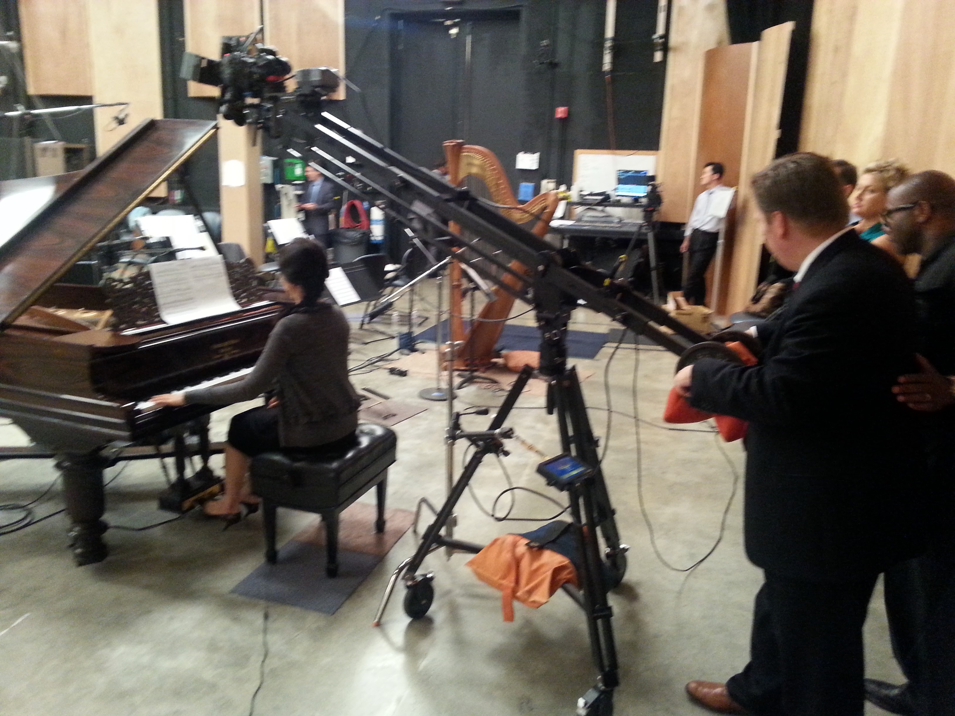 Gia Ree performing with orchestra