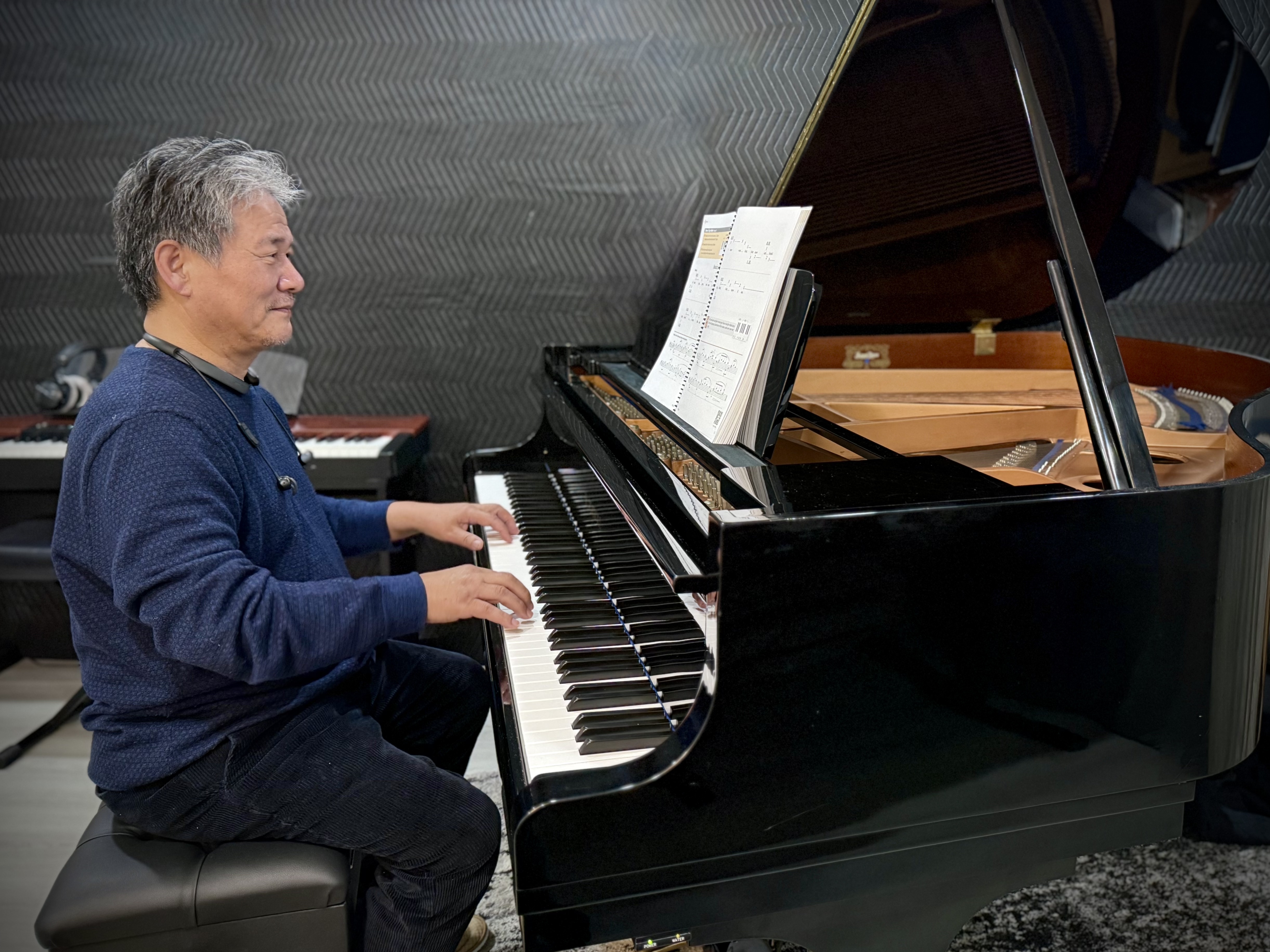 Piano student during lesson at Gia Ree Piano Studio